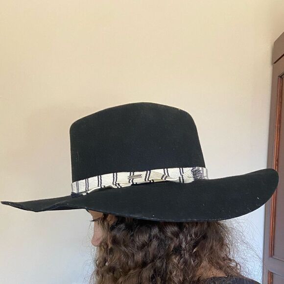 Brixton Leigh Felt Fedora Hat Size M - Picture 11 of 11